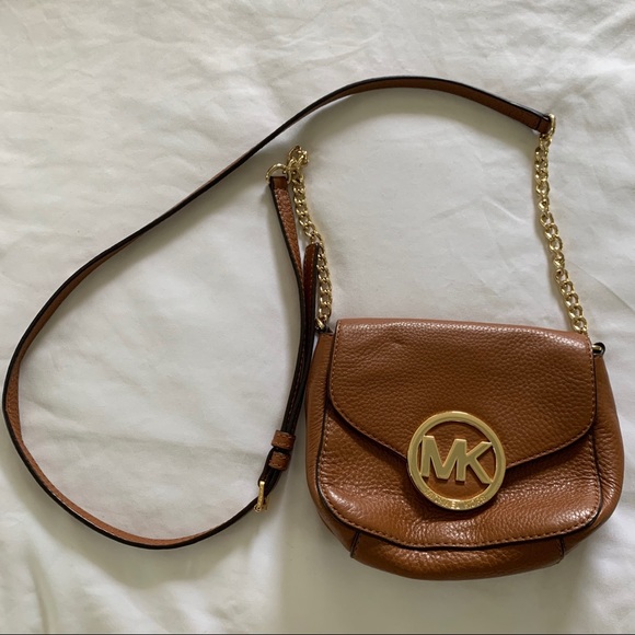 Michael Kors Handbags - Michael Kors Brown Small Crossbody Bag